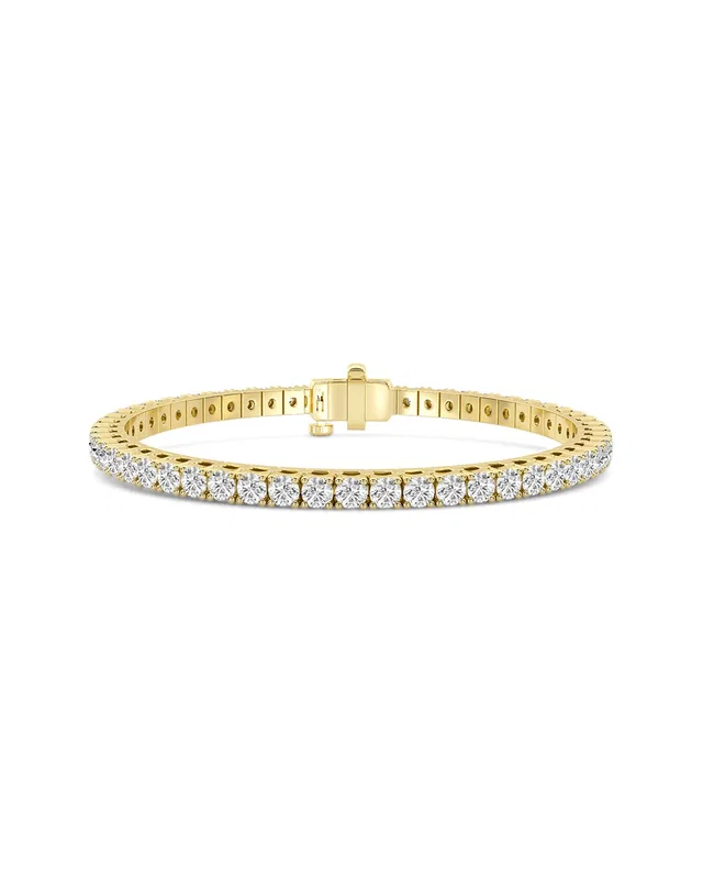 Lab Grown Diamonds 14K Over Silver 1.00 ct. tw. Lab Grown Diamond Tennis Brace, image 1 of 1 from Gilt