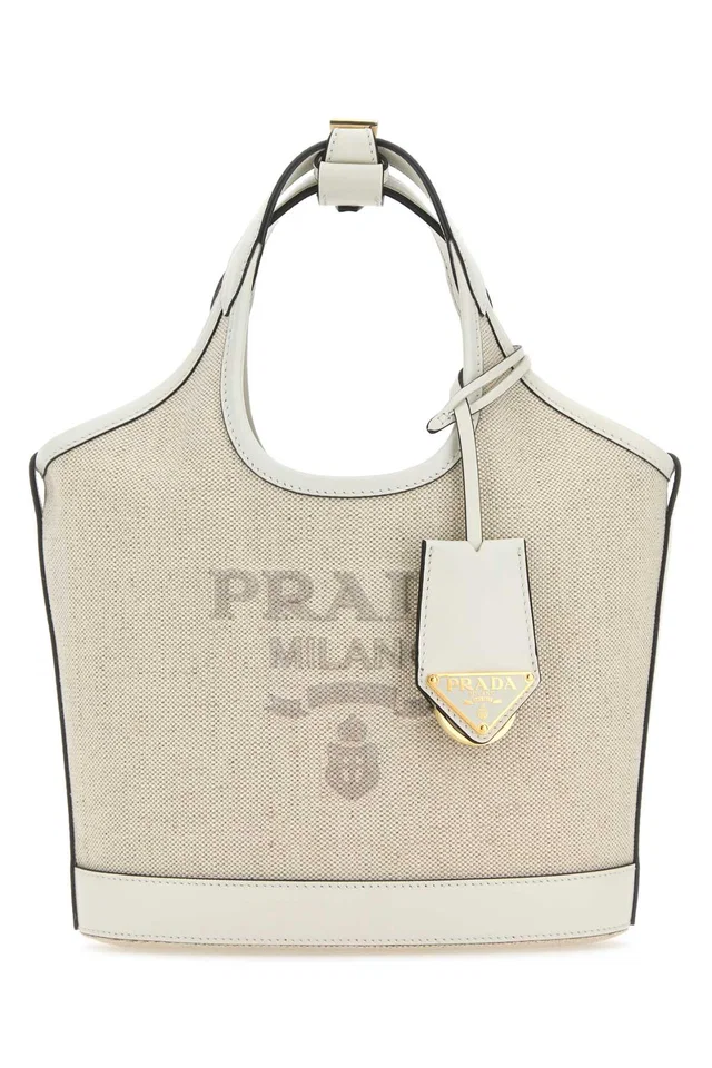 Prada Tote Bag — Beige in Beige Canvas from HEWI