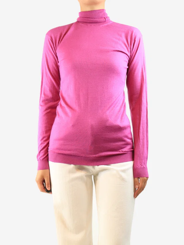 Valentino Garavani Purple turtleneck sweater - size XS in Purple from Sign of the Times