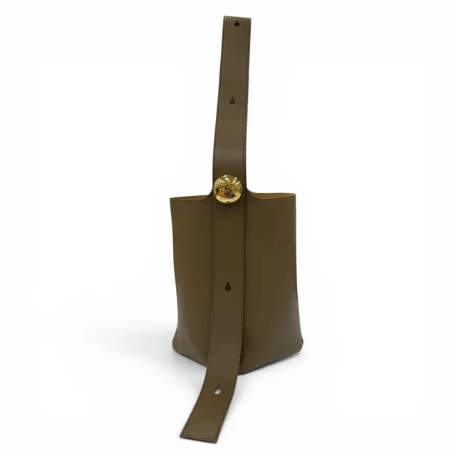 Loewe Pebble Bucket Bag Smooth Calfskin in Calfskin from The Reluxe