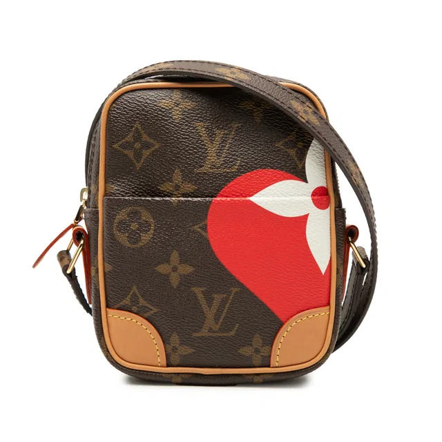 Brown Louis Vuitton Monogram Game On Paname PM Crossbody Bag in Brown Coated canvas from Designer Revival