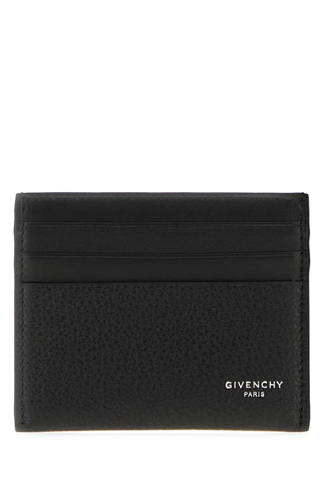 Givenchy Card Case — Black Exterior: Calf Cases in Black Calfskin from HEWI