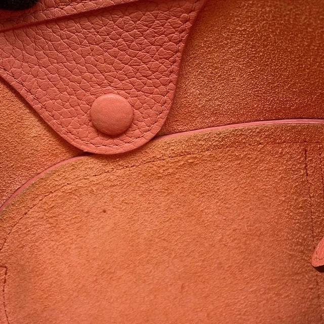 Delvaux Pantoy Handbag salmon pink Leather in Pink Leather from GALLERY RARE, photo 8 of 13