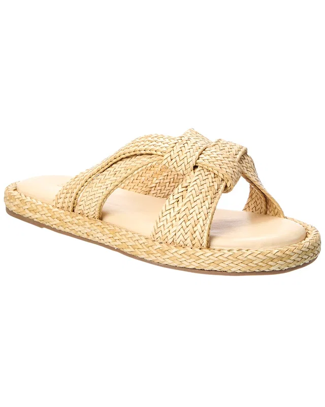 SCHUTZ Kali Leather Flat Sandal, image 1 of 1 from Gilt