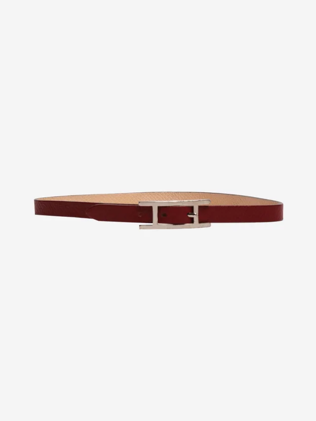 Hermès Red leather bracelet in Red Leather from Sign of the Times