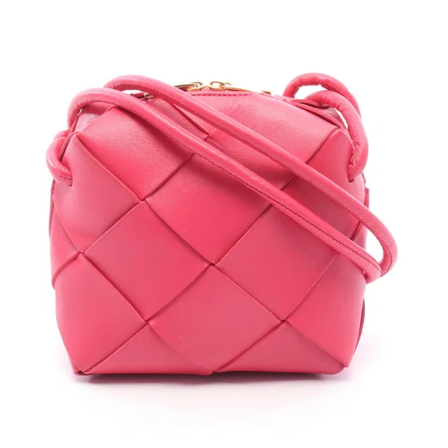 Bottega Veneta Mini Cassette Leather Camera Bag in Leather from LuxUness