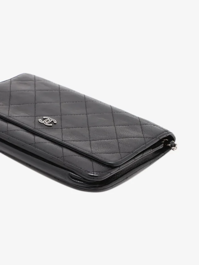 Chanel Black 2016 caviar Wallet-on-Chain in Black Caviar leather from Sign of the Times, photo 4 of 14