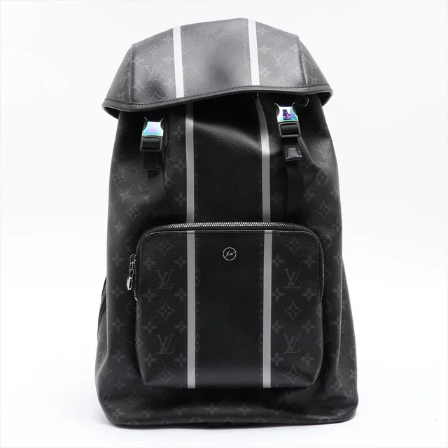 Louis Vuitton Fragment Black Eclipse Monogram Zack Backpack in Black Canvas from Bagriculture