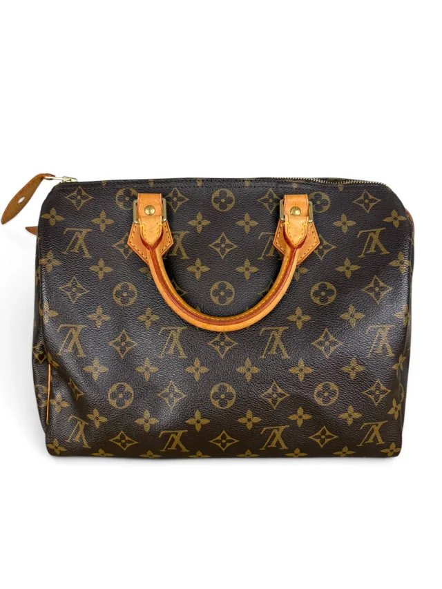 Louis Vuitton Vintage Monogram Canvas Speedy 30 in Coated canvas from Season 2 Consign, photo 4 of 10