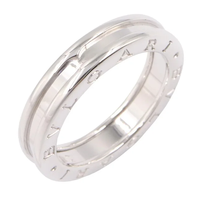 Bvlgari Ring B.Zero1 Band 18K White Gold in White from The Reluxe