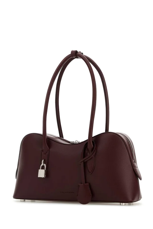 Stella McCartney Ryder Shoulder Bag — Burgundy in Burgundy from HEWI, photo 2 of 2
