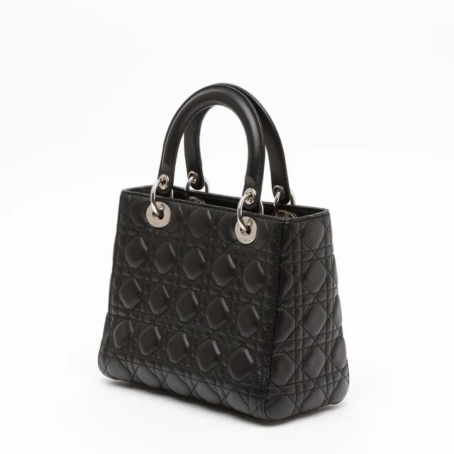 Medium Lady Dior Bag in Leather from A Retro Tale, photo 3 of 8
