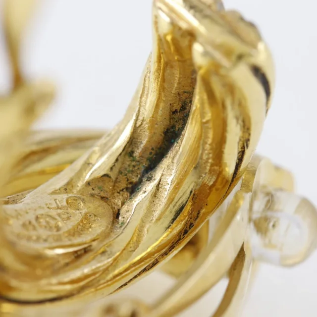 Chanel Coco Mark Earrings in Gold Gold-plated metal from LuxUness, photo 7 of 9