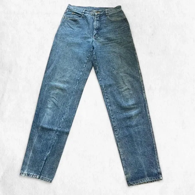 Diesel Vtg Blue Denim Jeans Baggy Fit Zipper Back Pockets, Men's (Size 34) in blue Denim from Grailed