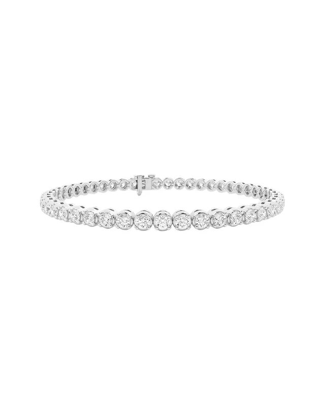 Lab Grown Diamonds 14K 5.00 ct. tw. Lab Grown Diamond Tennis Bracelet, image 1 of 1 from Rue La La