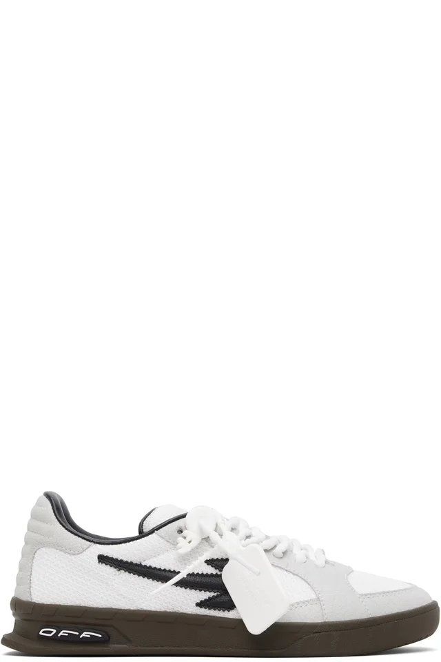 White & Gray End Of Play Sneakers