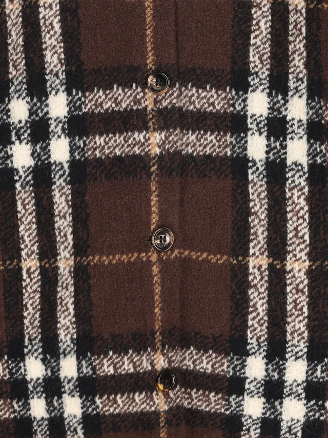 Burberry Check Cashmere Overshirt, photo 2 of 3 from SENSER