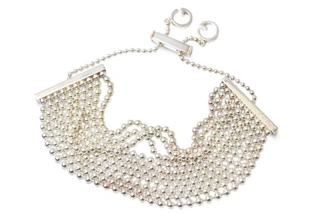 Gucci Bracelet Ball Chain Silver in Silver from The Reluxe