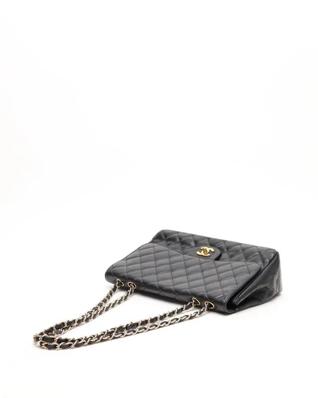Chanel Classic Jumbo Caviar Single Flap Bag in Caviar leather from A Retro Tale, photo 5 of 12
