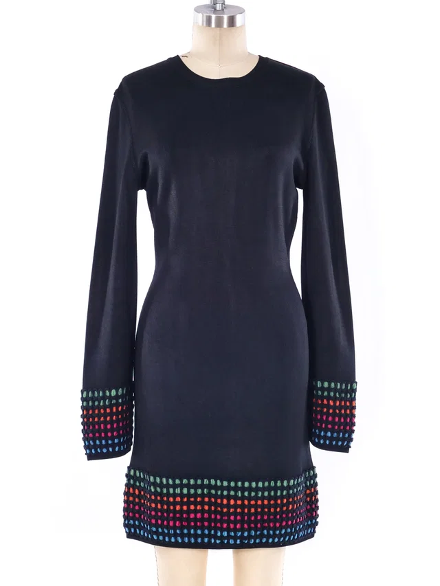 Alaïa Rainbow Cage Dress from Arcade Vintage