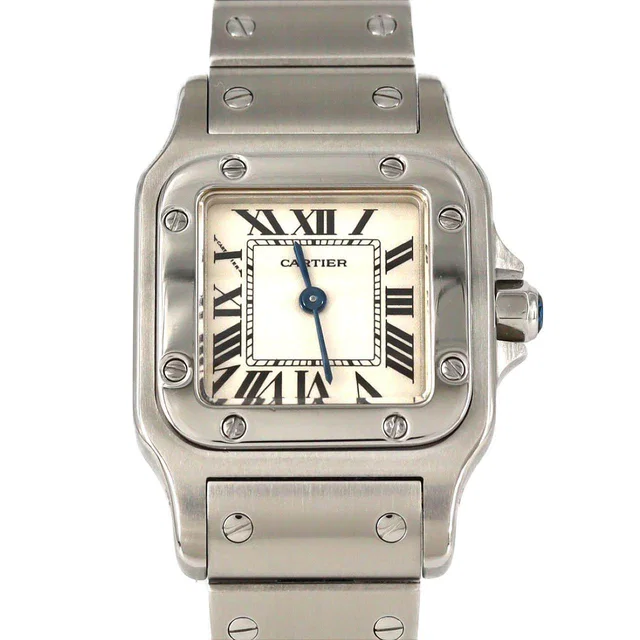 Cartier Santos Galbee SM Stainless Steel from LuxUness