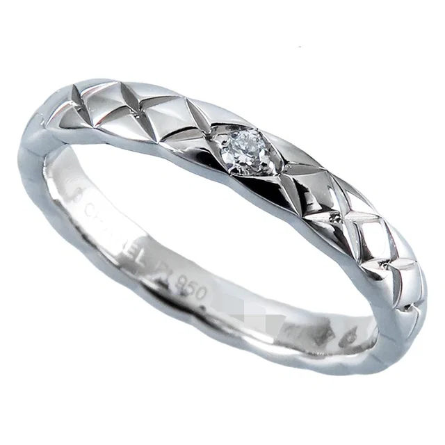 Chanel Coco Crush Ring Platinum Diamond Marriage Small Model from The Reluxe