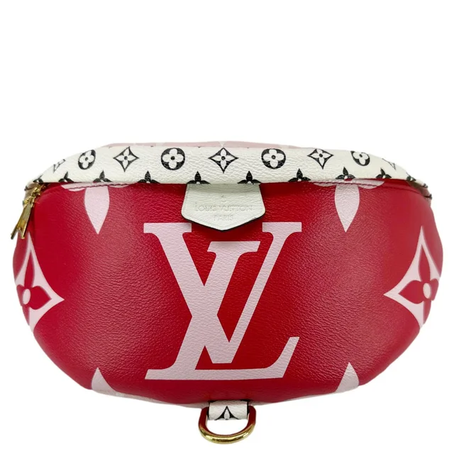 Louis Vuitton Giant Monogram Canvas Bumbag Rouge in Red Coated canvas from Dallas Designer Handbags