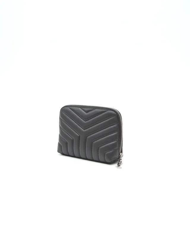 Saint Laurent Loulou Matelassé Pouch in Satin from A Retro Tale, photo 4 of 6