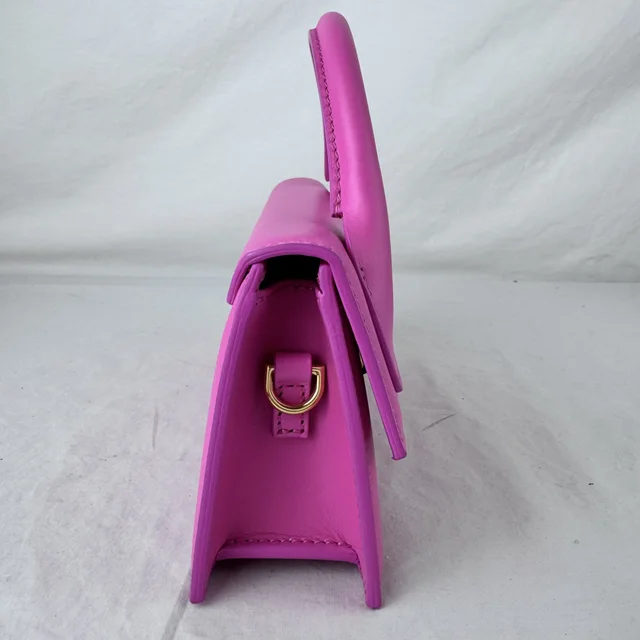 Jacquemus The Long Chiquito Pink Bag in Pink Leather, Metal from Reowned, photo 4 of 4