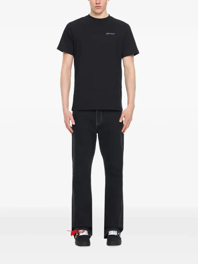 Off-White gradient-logo T-shirt, photo 2 of 2 from FARFETCH