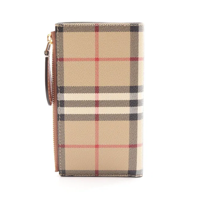 Burberry Bifold Leather PVC Wallet in Leather from LuxUness