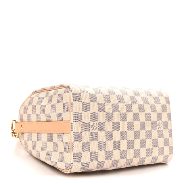 Louis Vuitton Damier Azur Speedy Bandouliere 25 in Canvas from FASHIONPHILE, photo 4 of 10