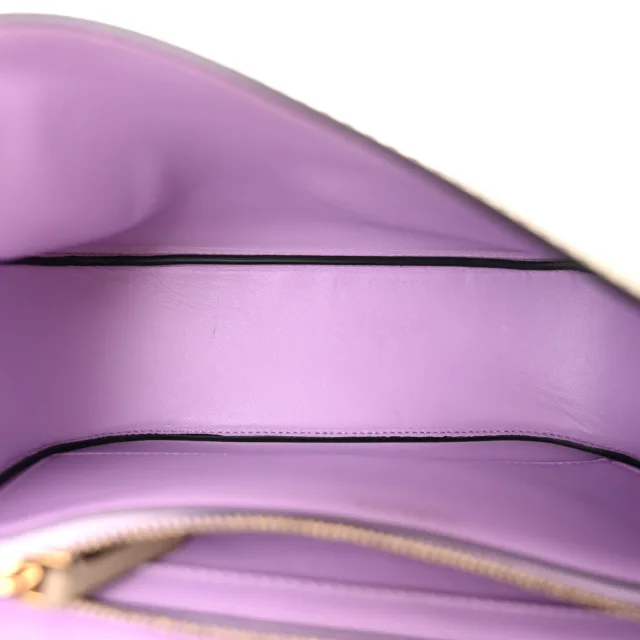 Versace Grained Calfskin La Medusa Flap Shoulder Bag Taupe in Taupe Caviar leather from FASHIONPHILE, photo 5 of 13