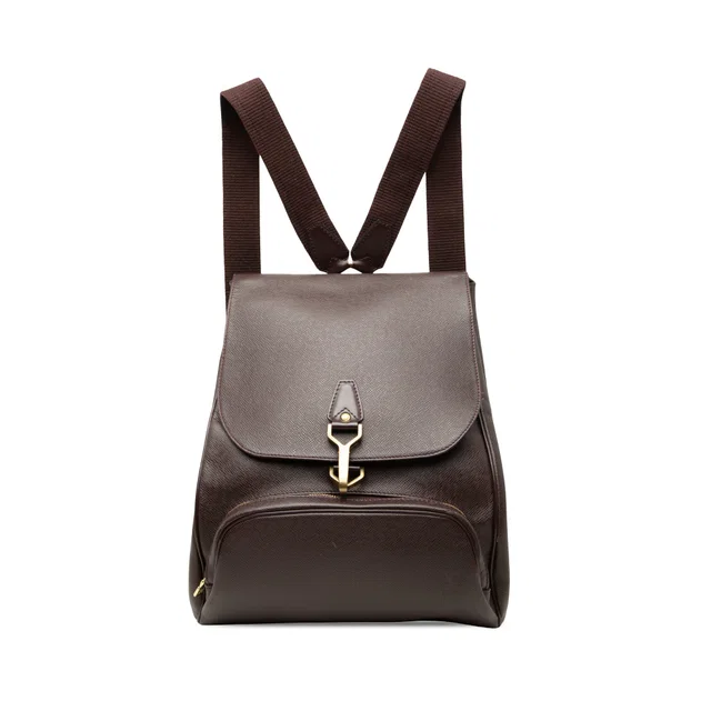 Red Louis Vuitton Taiga Cassiar Backpack in Red Leather from Designer Revival