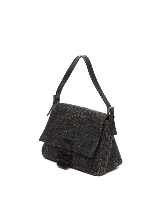 Fendi 2010s Woven Mamma Forever Bag in Woven leather from A Retro Tale, photo 2 of 12