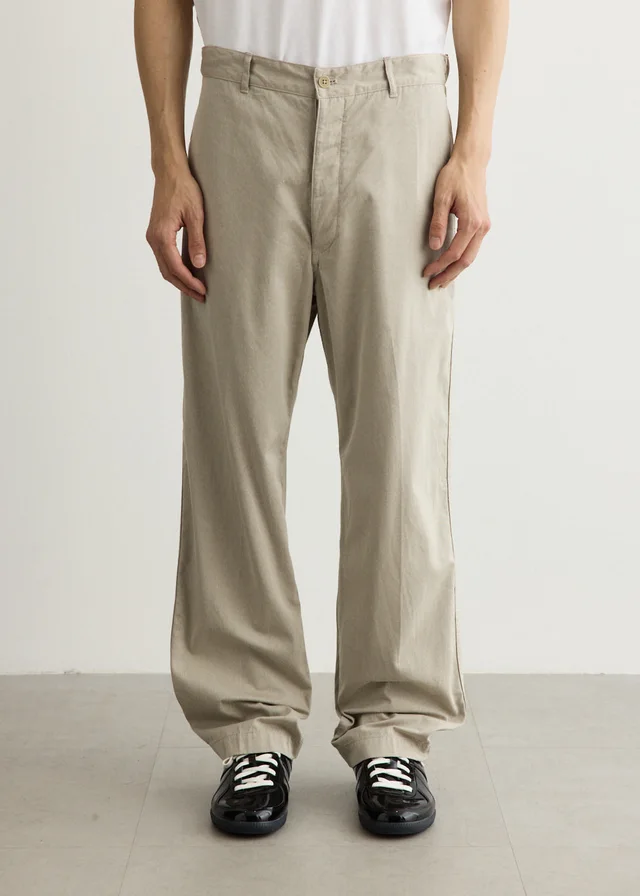 KAPTAIN SUNSHINE Buckleback Trousers in Beige from Incu, photo 1 of 1