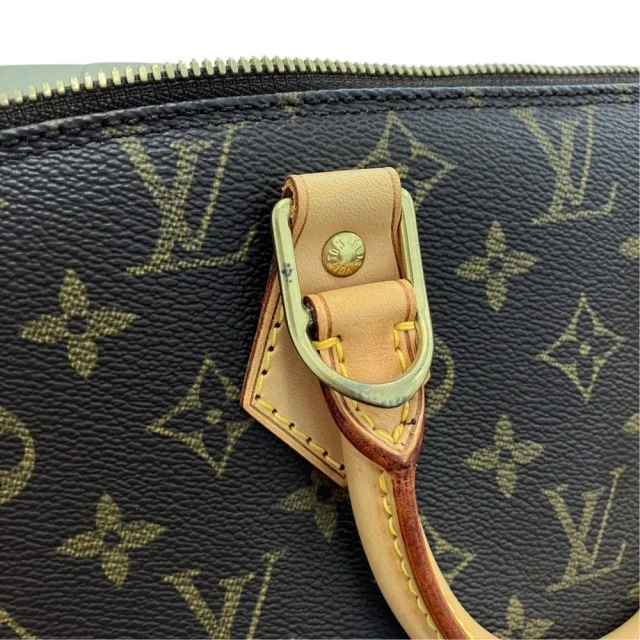 Louis Vuitton Alma PM Monogram Handbag in Brown Canvas from LuxUness, photo 12 of 13
