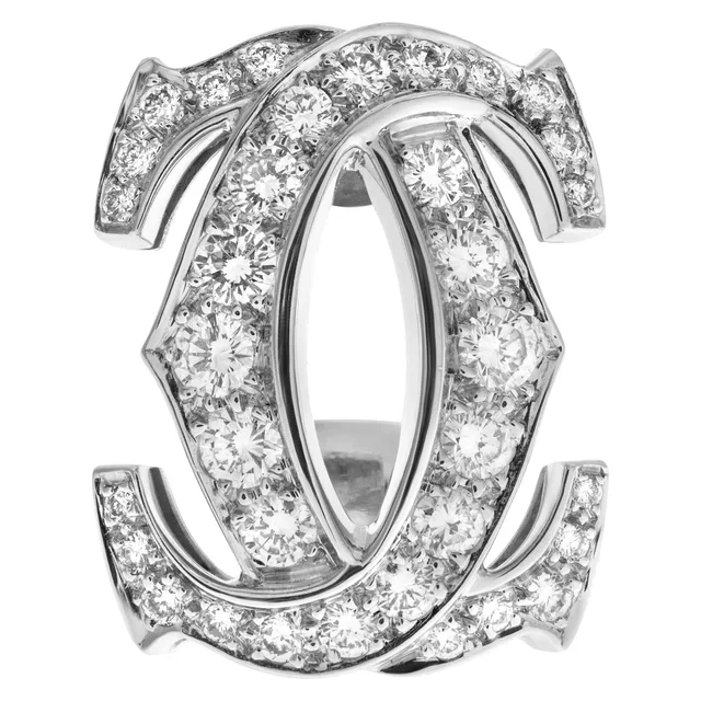 Only one! Single Cartier earring in White White Gold from Gray And Sons