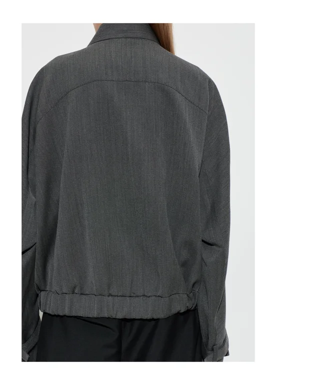Victoria Beckham Scarf-Collar Zip Jacket, photo 2 of 4 from SENSER