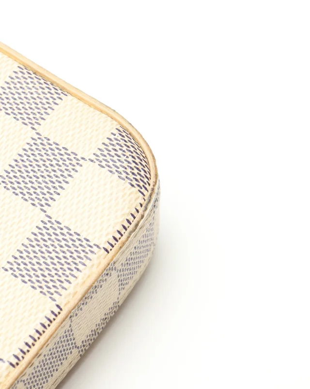 Louis Vuitton Damier Azur Pochette Félicie Bag in Canvas from A Retro Tale, photo 6 of 9