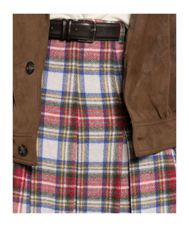 Mm6 Maison Margiela Pleated Long Skirt, photo 5 of 5 from SENSER
