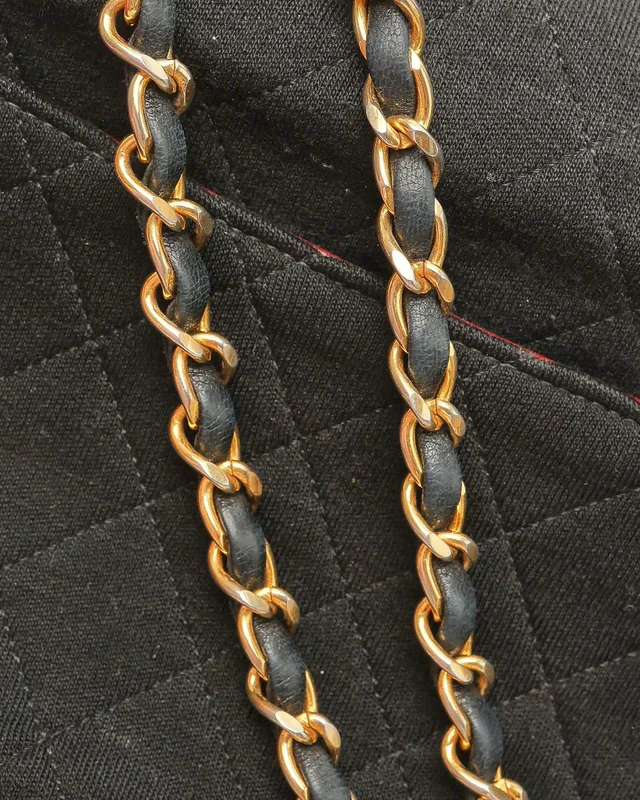 Chanel Vintage Jersey Single Flap Bag in Leather from A Retro Tale, photo 6 of 9