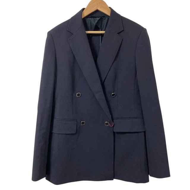 Max Mara Studio Mstriviera Riviera Viscose Jersey Jacket 42 Navy in Navy from The Reluxe