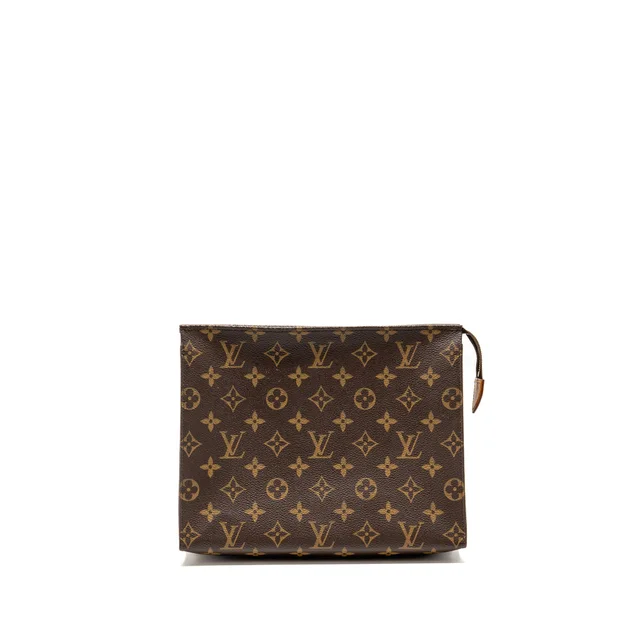 Louis Vuitton Toiletry Pochette 26 monogram Canvas GHW in Coated canvas from EMIER