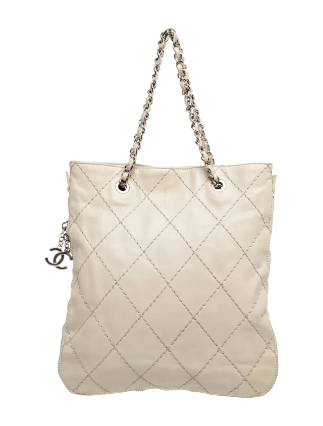 Chanel Quilted Expandable Tote in Leather from The RealReal, photo 1 of 1