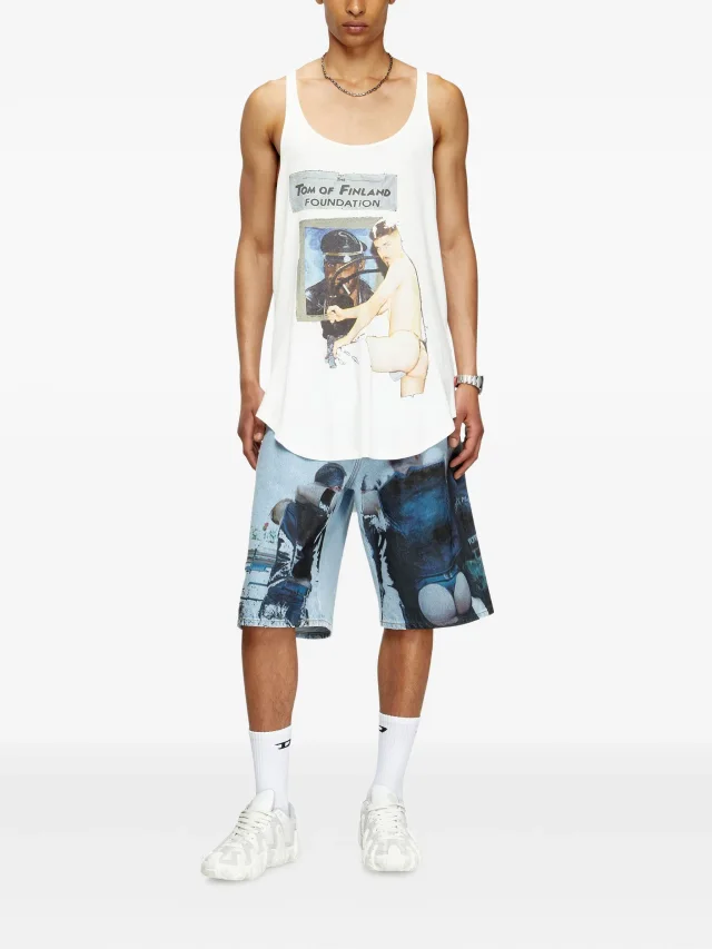 Diesel x Tom of Finland Foundation Pr-T-Shanry-Tom vest, photo 2 of 2 from FARFETCH