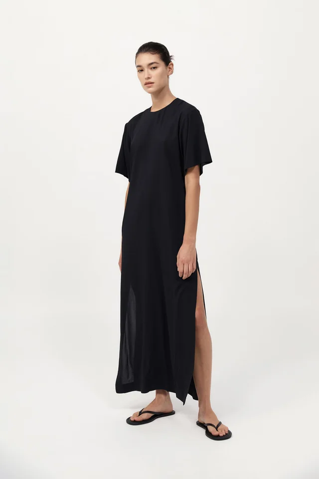 St Agni Relaxed Tee Dress - Black from St. Agni, photo 1 of 1