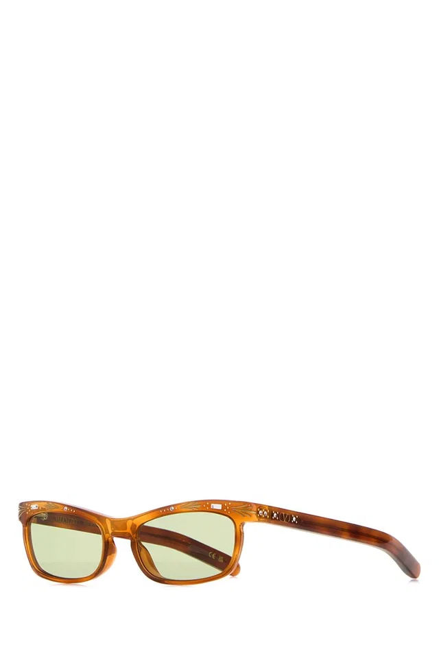 Valentino Garavani Sunglass Acetate Sunglasses — Brown in Brown from HEWI