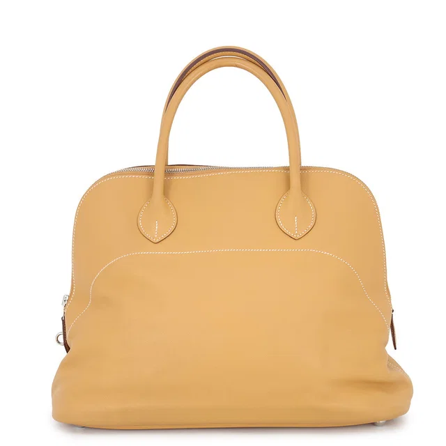 Hermès Bolide Relax Curry Vaux Sikkim Leather Size 35 in Leather from GALLERY RARE
