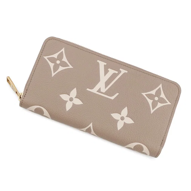 Louis Vuitton Zippy Wallet Tourterelle ClaimsM28793 Monogram Empreinte Leather in Leather from GALLERY RARE